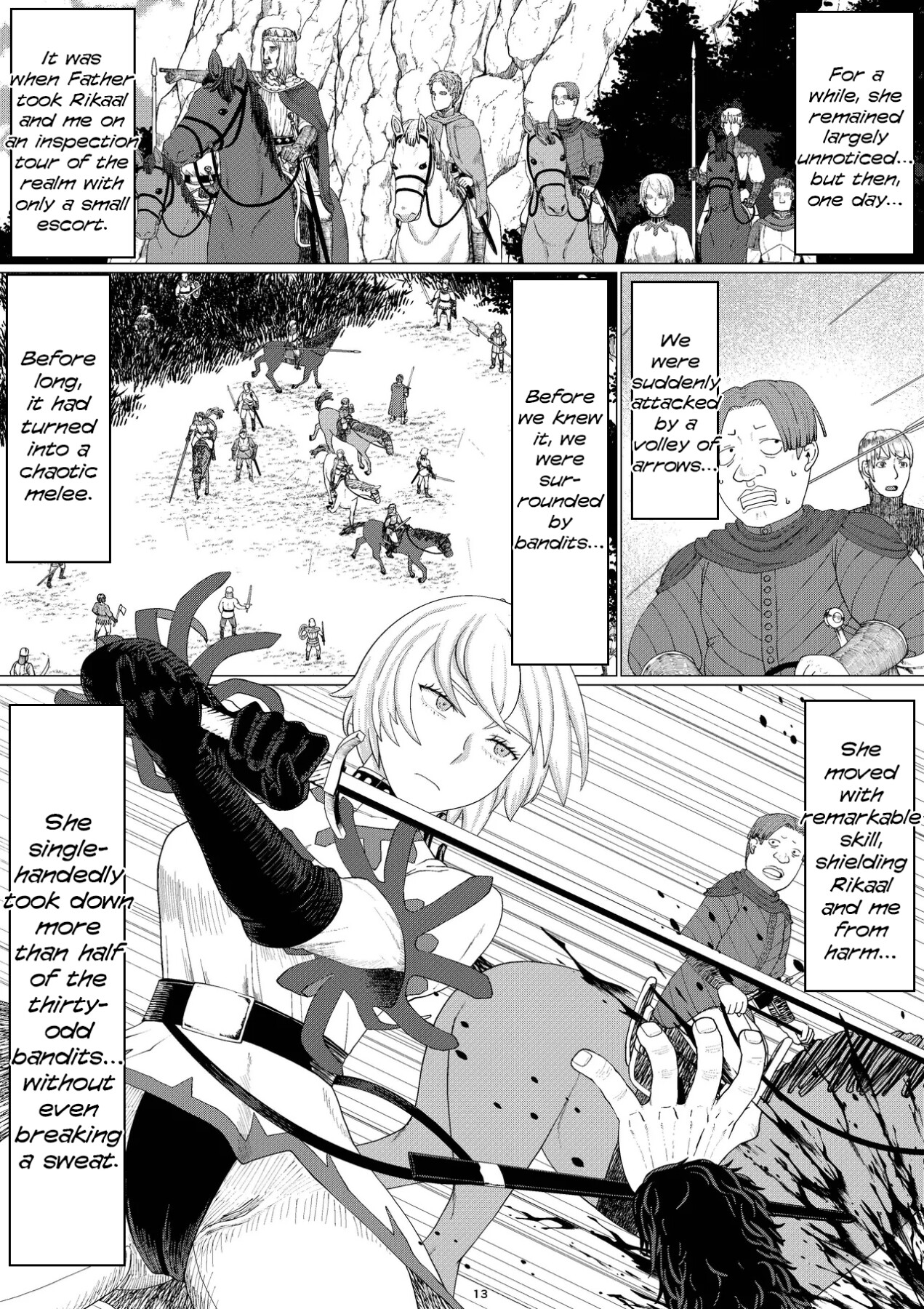 Hentai Manga Comic-Female Knight Interspecies NTR: Sikri and Ricard Volume 1-Read-15